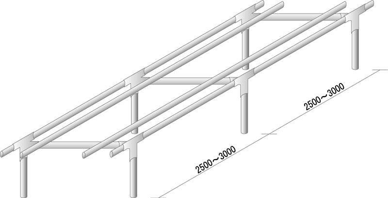 ベンチ架台イメージ図